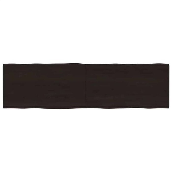 Vidaxl Massive Eichen-Tischplatte mit Baumkante 180x50cm - bis zu 33% reduziert