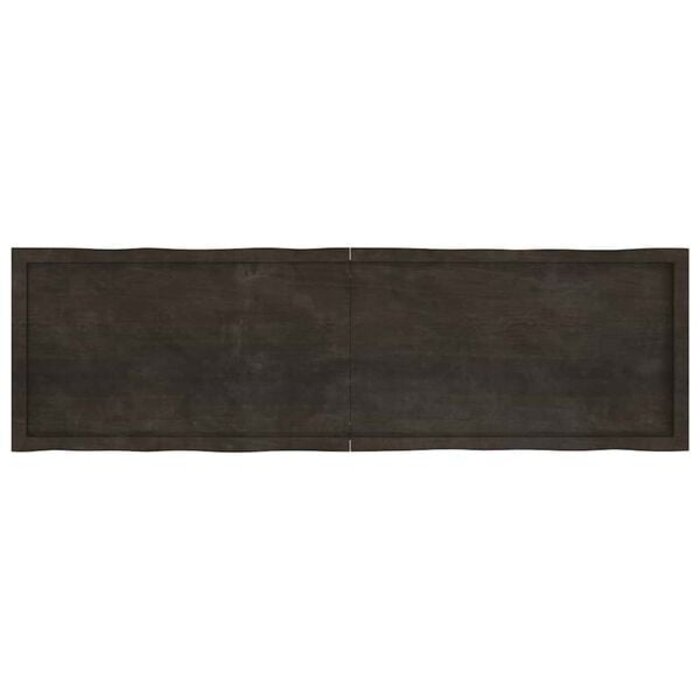 Vidaxl Massive Eichen-Tischplatte mit Baumkante 180x50cm - bis zu 33% reduziert