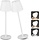 Kabellose LED-Tischleuchten 2er-Set - IP54, dimmbar - Jetzt bis zu 33% sparen