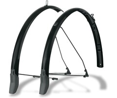 Schutzblechset 28 Zoll 45 mm, Schwarz - 51% Rabatt