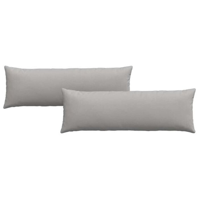 Vidaxl Sofakissen 2er Set Wolkengrau 120 x 40 cm - bis zu 33% Rabatt