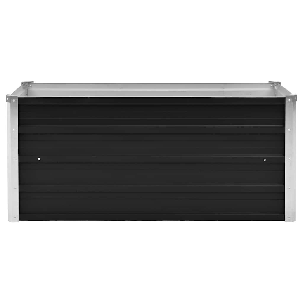 Vidaxl Hochbeet Pflanzkasten 100x40x45 cm aus Stahl - Anthrazit - bis zu 32% reduziert