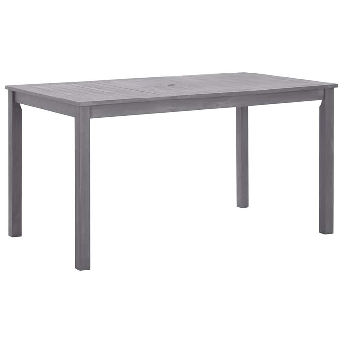 Vidaxl Gartentisch Akazie Greywash 140x80cm - Outlet bis zu 35% Rabatt