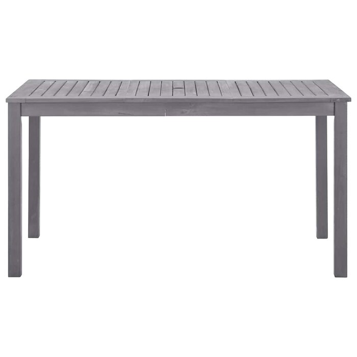 Vidaxl Gartentisch Akazie Greywash 140x80cm - Outlet bis zu 35% Rabatt