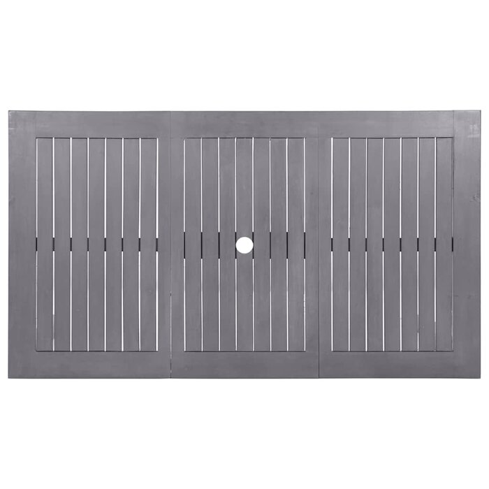 Vidaxl Gartentisch Akazie Greywash 140x80cm - Outlet bis zu 35% Rabatt