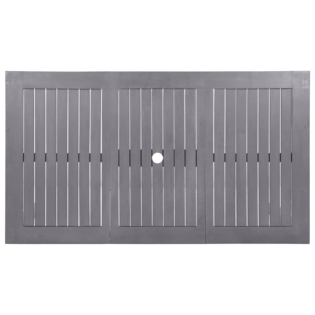 Vidaxl Gartentisch Akazie Greywash 140x80cm - Outlet bis zu 35% Rabatt