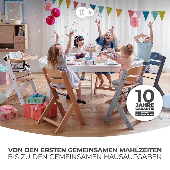 Amazon Mitwachsender 3-in-1 Kinderhochstuhl aus Buchenholz - jetzt bis zu 34% sparen
