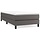 Boxspringbett Kunstleder grau 80x200 cm - Jetzt bis zu 34% Rabatt sichern