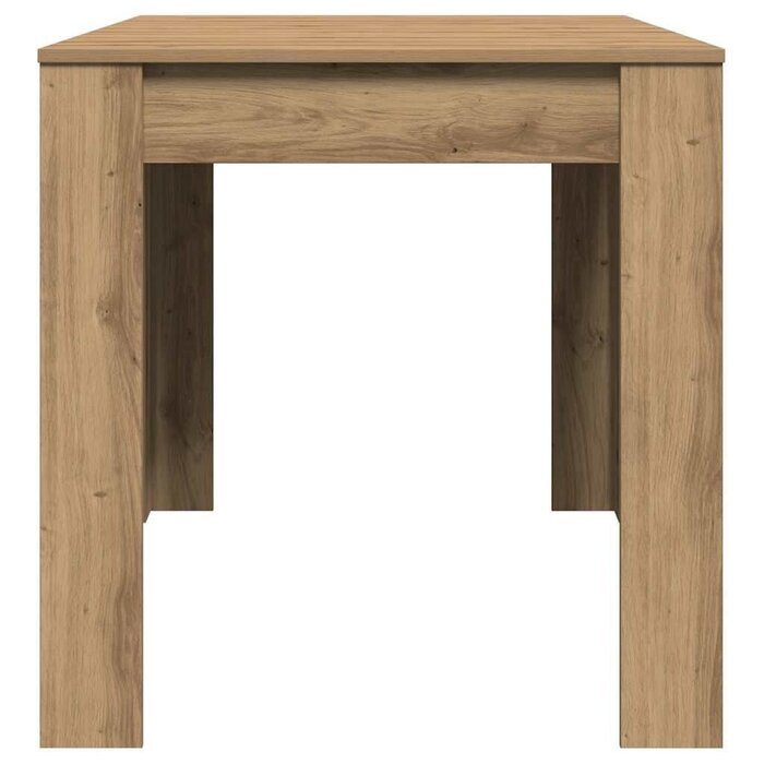 Vidaxl Moderner Esstisch Artisan-Eiche 140x76cm - Jetzt bis zu 34% Rabatt sichern
