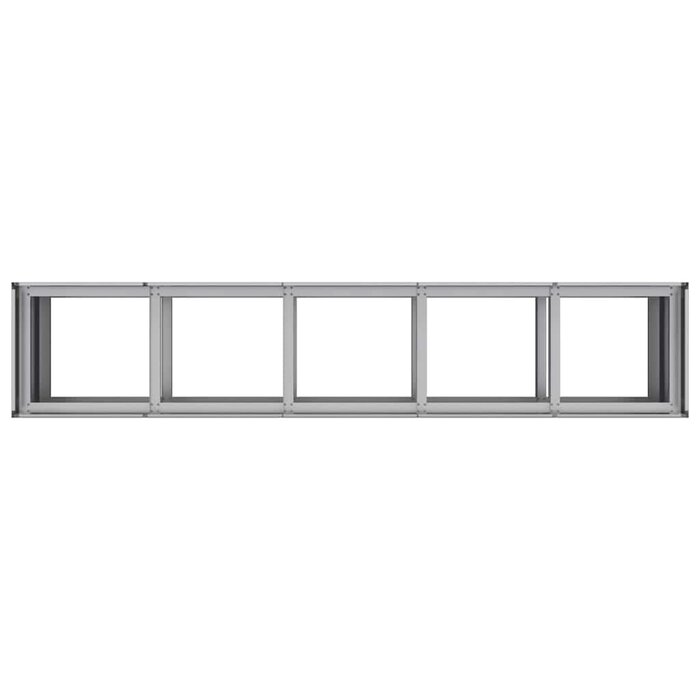 Vidaxl Großer Pflanzkübel aus verzinktem Stahl 200x40x80cm - sparen Sie bis zu 35%