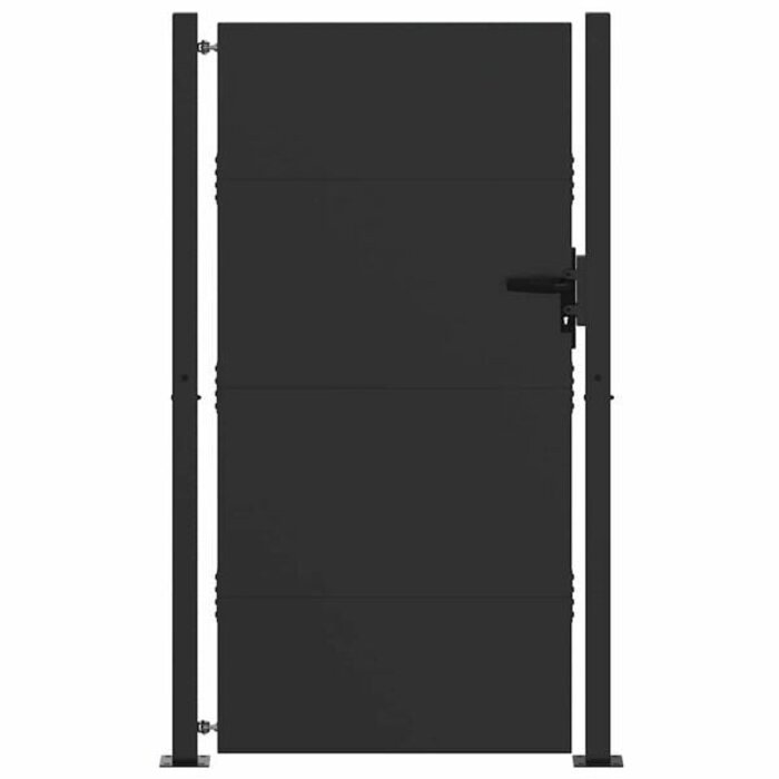 Vidaxl Gartentor 110 x 180 cm - Pulverbeschichteter Stahl - Bis zu 35% Rabatt