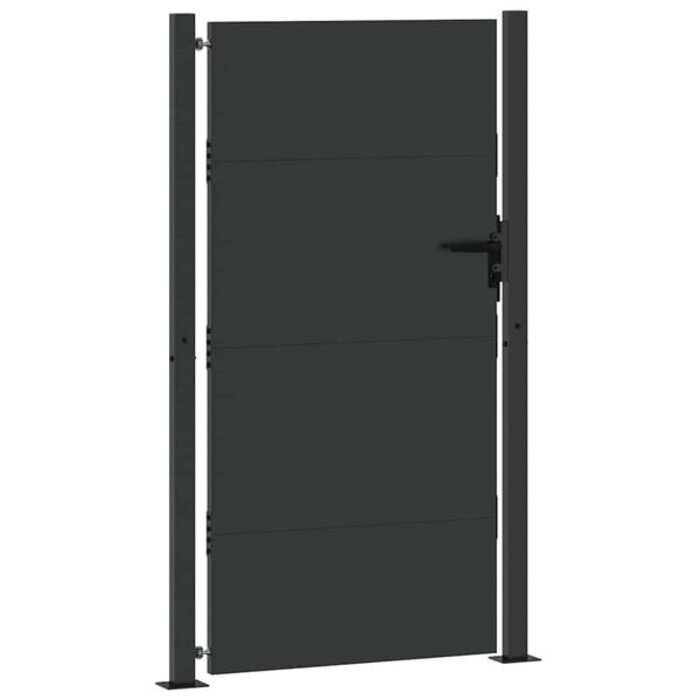 Vidaxl Gartentor 110 x 180 cm - Pulverbeschichteter Stahl - Bis zu 35% Rabatt