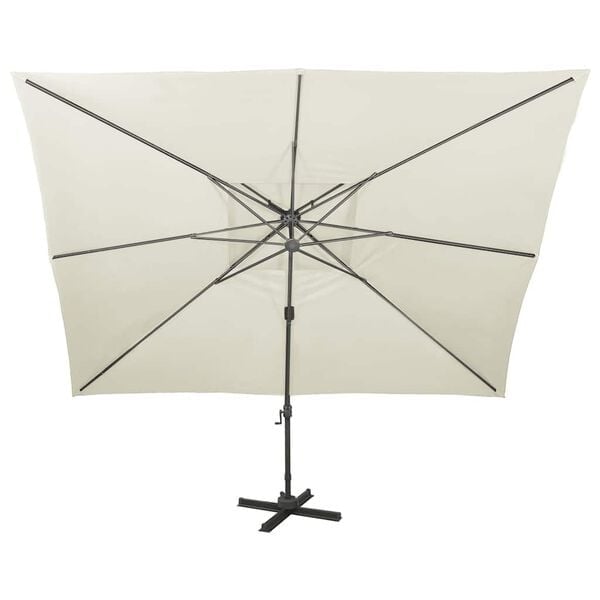 Vidaxl Luxus Ampelschirm 400x300 cm Sand - Bis zu 35% Rabatt im Outlet
