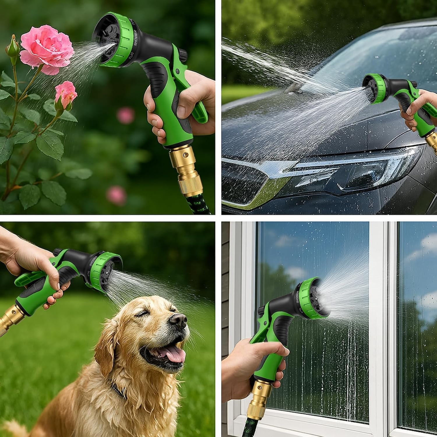 Flexibler Gartenschlauch 60m - 10 Sprühfunktionen - jetzt bis zu 33% sparen