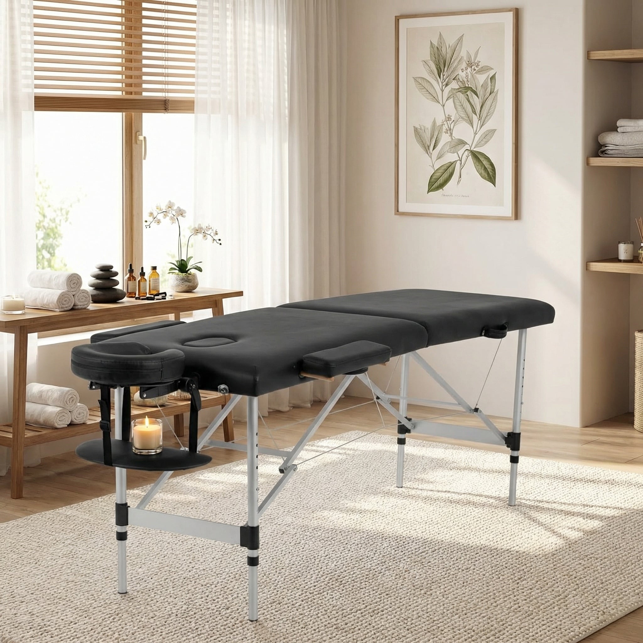 Klappbare Massageliege 185x70cm - Aluminium - Bis zu 25% Rabatt