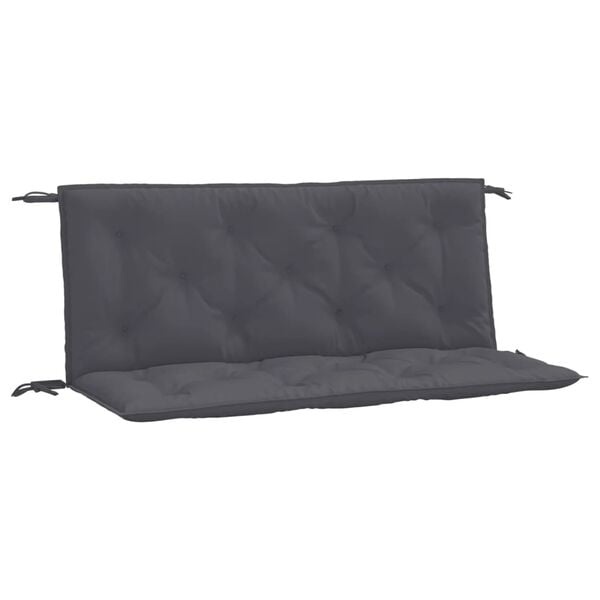 Gartenbankkissen Set 120x50x7 cm Anthrazit - Bis zu 32% Rabatt