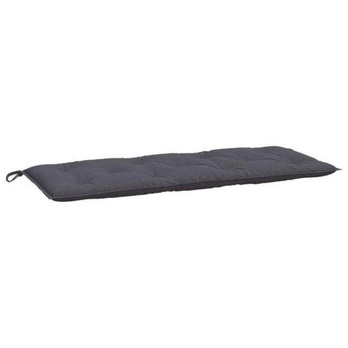 Gartenbankkissen Set 120x50x7 cm Anthrazit - Bis zu 32% Rabatt