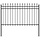 Ringzaun TILBURG 200 x 166 cm - Schwarz, bis zu 34% günstiger