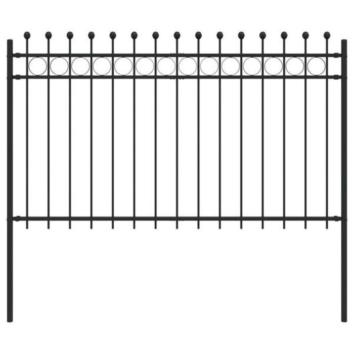 Ringzaun TILBURG 200 x 166 cm - Schwarz, bis zu 34% günstiger