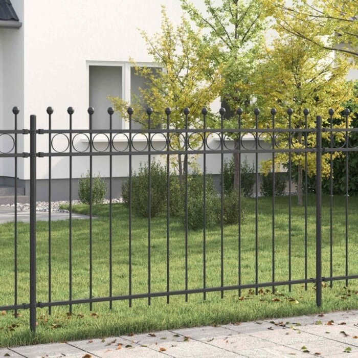Ringzaun TILBURG 200 x 166 cm - Schwarz, bis zu 34% günstiger