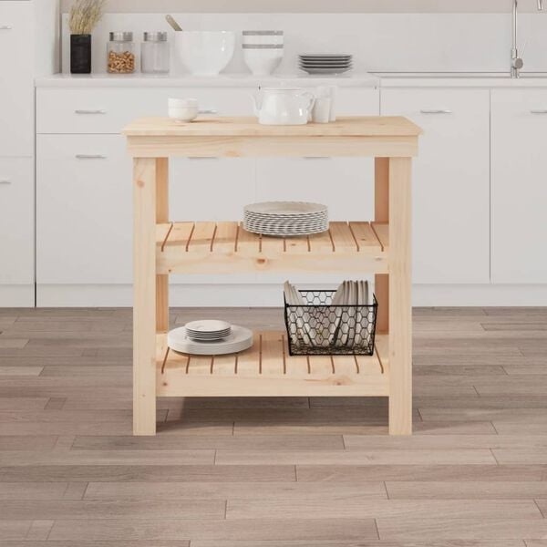Massive Werkbank aus Kiefernholz, 78,5 x 50 x 80 cm - Jetzt bis zu 35% Rabatt
