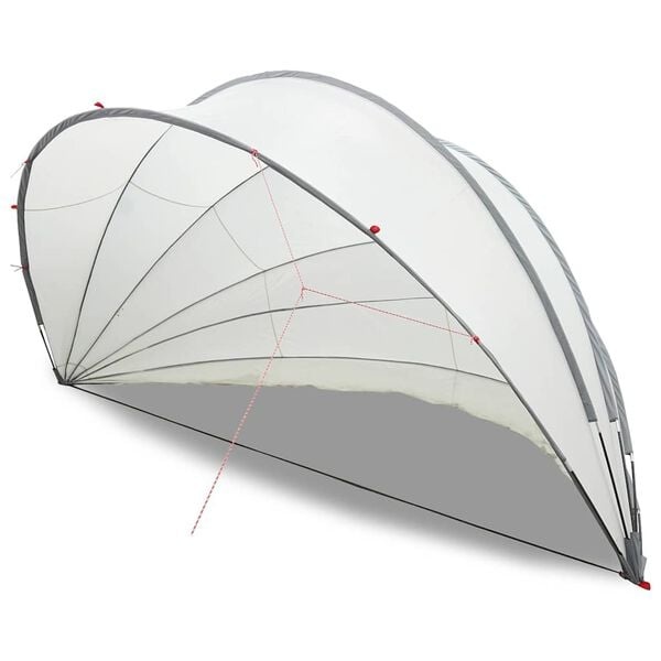 Große Poolüberdachung 592x590x275cm - Bis zu 35% Rabatt