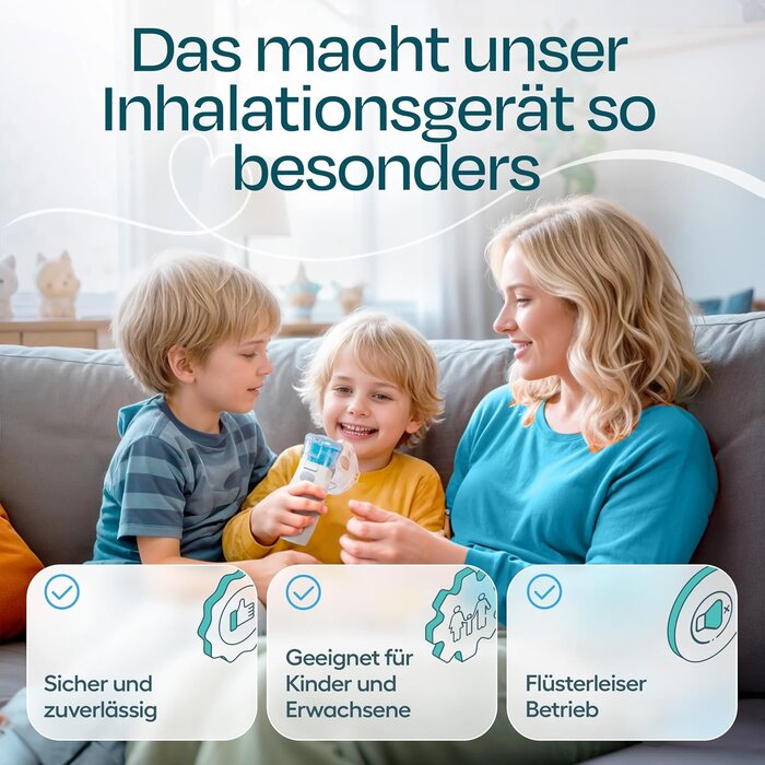 Ultraschall-Inhalator für die ganze Familie - jetzt bis zu 69% günstiger