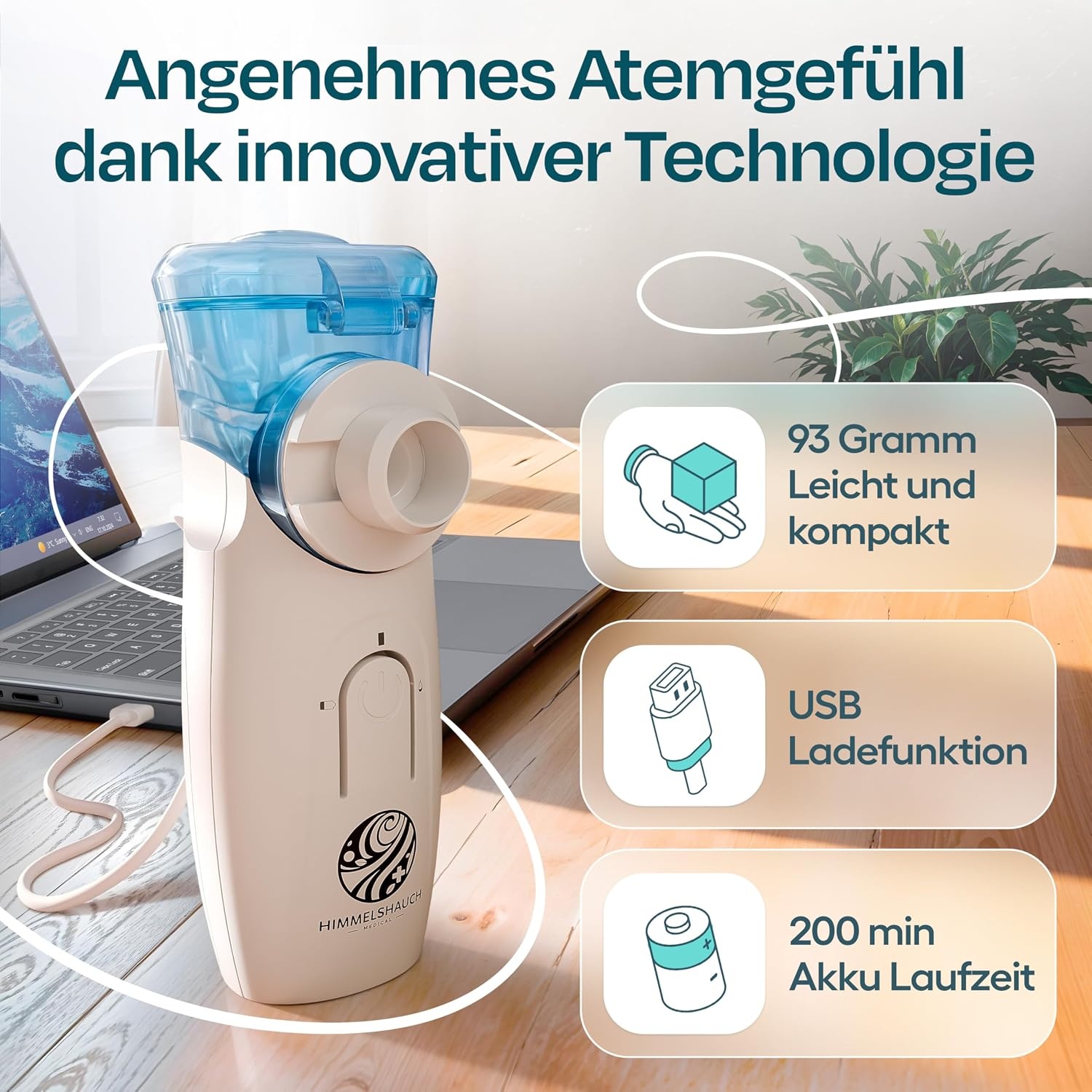 Ultraschall-Inhalator für die ganze Familie - jetzt bis zu 69% günstiger