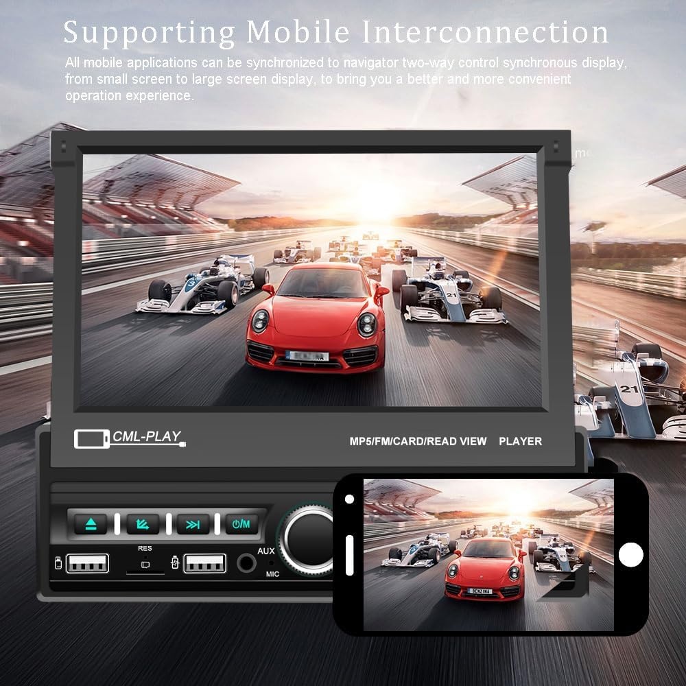 1 DIN Autoradio mit 7 Zoll Touchscreen - Bis zu 29% Rabatt im Outlet