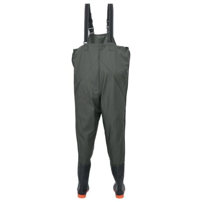 Vidaxl Robuste Wathose mit Stiefeln Gr. 40 - Dunkelgrün - Outlet mit bis zu 30% Rabatt