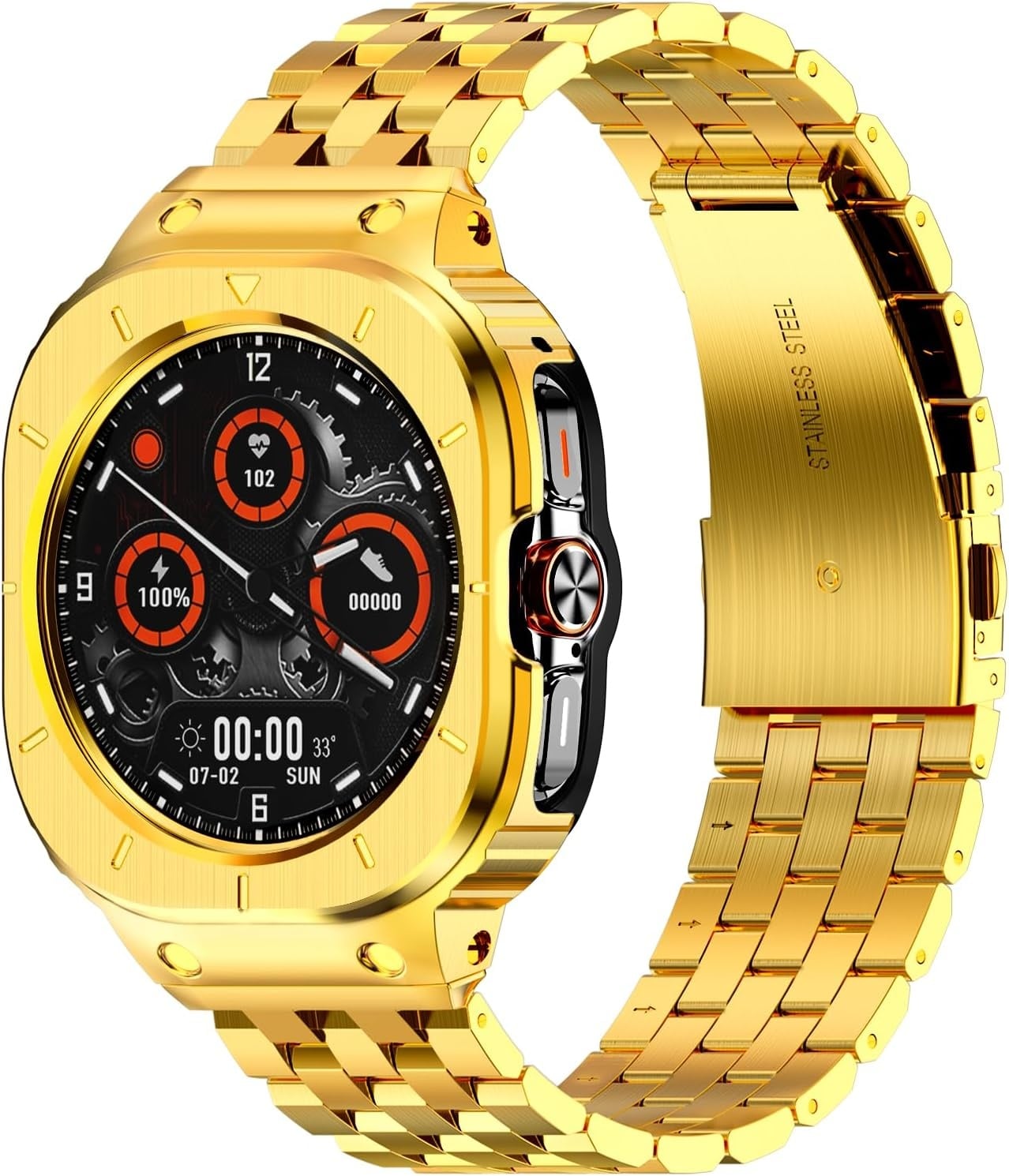 Edelstahl-Gehäuse für 47 mm Smartwatch - Robust & Stoßfest - Bis zu 52% Rabatt
