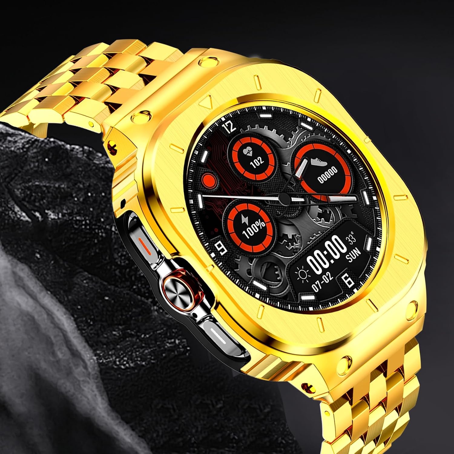Edelstahl-Gehäuse für 47 mm Smartwatch - Robust & Stoßfest - Bis zu 52% Rabatt