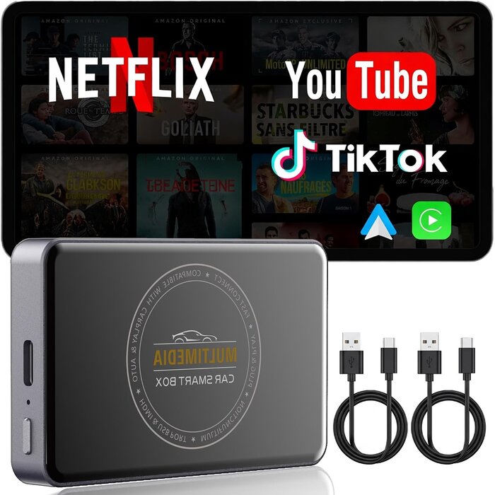 3-in-1 Kabelloser CarPlay & Android Auto Adapter - Multimedia-Box - bis zu 27%