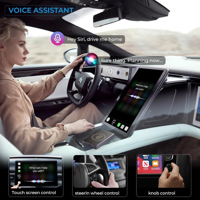 3-in-1 Kabelloser CarPlay & Android Auto Adapter - Multimedia-Box - bis zu 27%