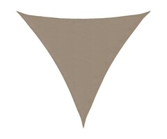 Vidaxl Dreieckiges Sonnensegel 4x4x4 m Taupe - 50% Rabatt
