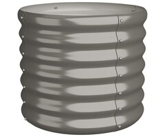 Vidaxl Runder Pflanzkübel, verzinkter Stahl, 40 x 36 cm - 42% Rabatt