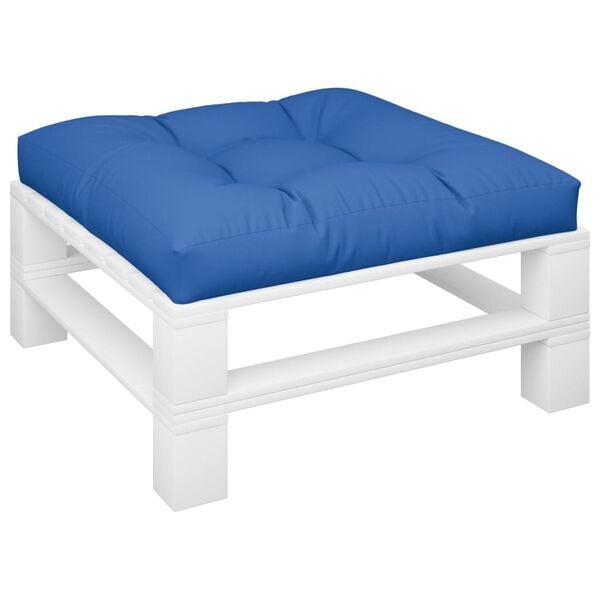 Vidaxl Palettenkissen 70x70x12 cm Königsblau - Bis zu 32% sparen!