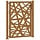 Gartentor Laser-Design 100x125cm, wetterfester Stahl - bis zu 35% reduziert