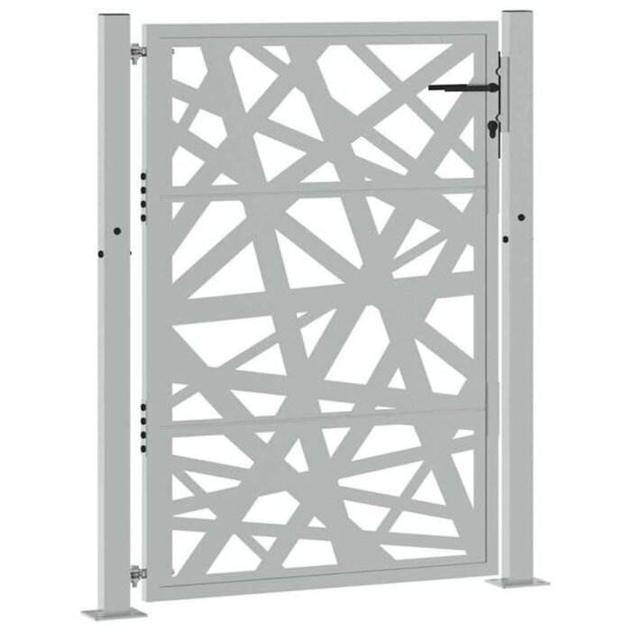 Vidaxl Gartentor Laser-Design 100x125cm, wetterfester Stahl - bis zu 35% reduziert