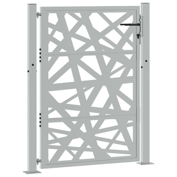Vidaxl Gartentor Laser-Design 100x125cm, wetterfester Stahl - bis zu 35% reduziert