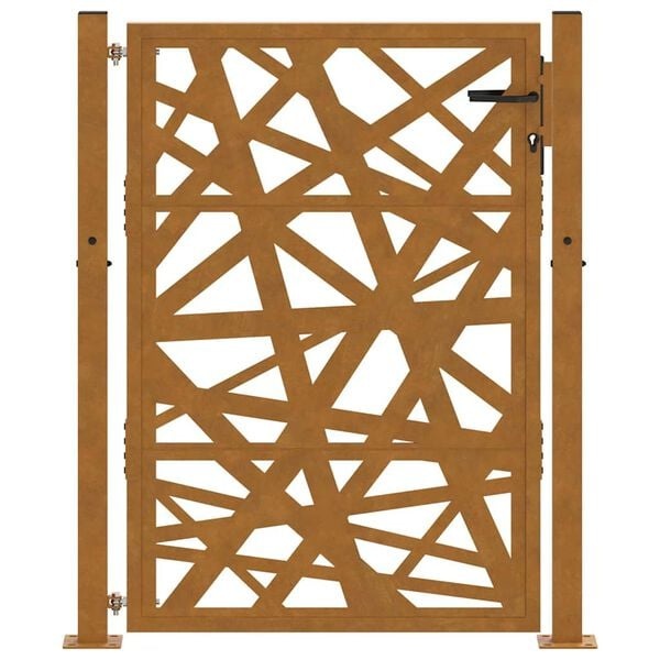 Vidaxl Gartentor Laser-Design 100x125cm, wetterfester Stahl - bis zu 35% reduziert