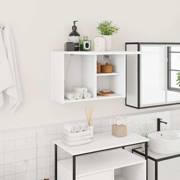 Vidaxl Badezimmer-Wandschrank 60x25x40cm Weiß - Jetzt bis zu 33% sparen