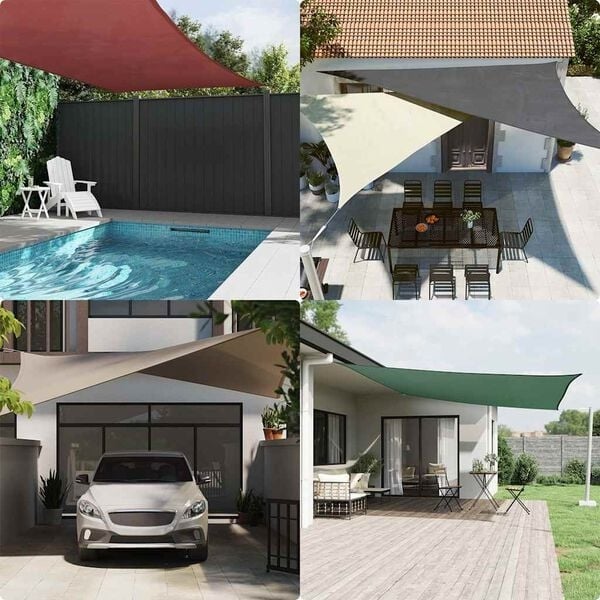 Vidaxl Rechteckiges Sonnensegel 2 x 2,5 m - Creme - Outlet bis zu 32% sparen