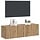 Modernes TV-Wandboard Artisan-Eiche, 100x30x30 cm - bis zu 34% Rabatt