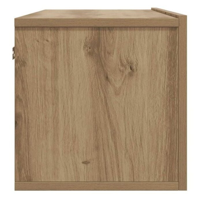 Vidaxl Modernes TV-Wandboard Artisan-Eiche, 100x30x30 cm - bis zu 34% Rabatt