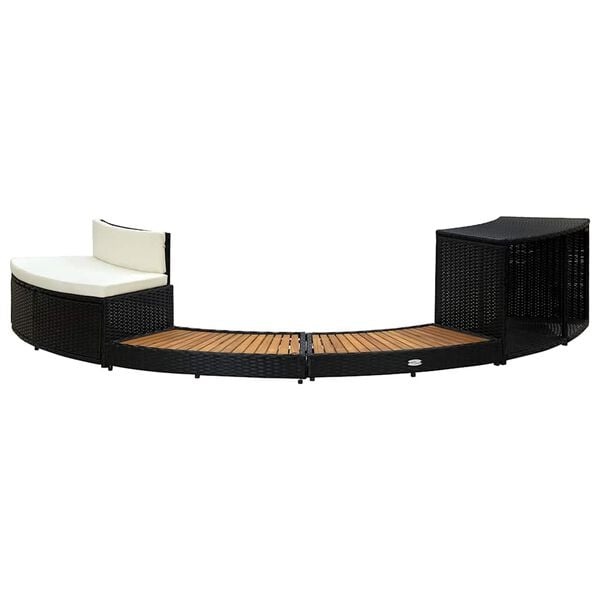 Vidaxl Whirlpool-Umrandung aus Rattan & Akazienholz - bis zu 35% Rabatt