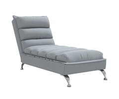 Vidaxl Chaiselongue in Hellgrau - Moderne Sitzgelegenheit mit 53% Rabatt