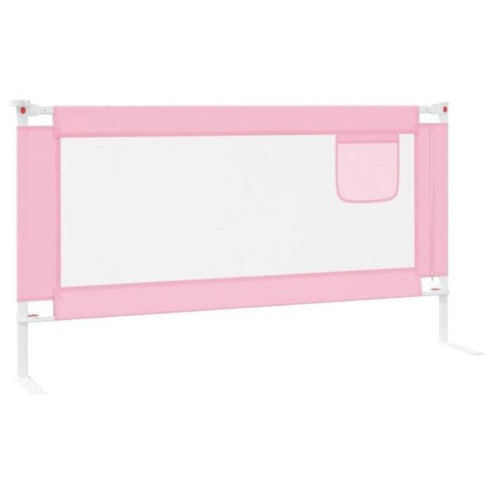Vidaxl Bettgitter für Kleinkinder, 160 x 25 cm, Rosa - bis zu 33% reduziert