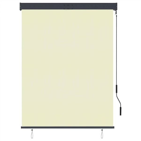 Vidaxl Außenrollo 120 x 250 cm Vertikalmarkise Creme - bis zu 34% Rabatt