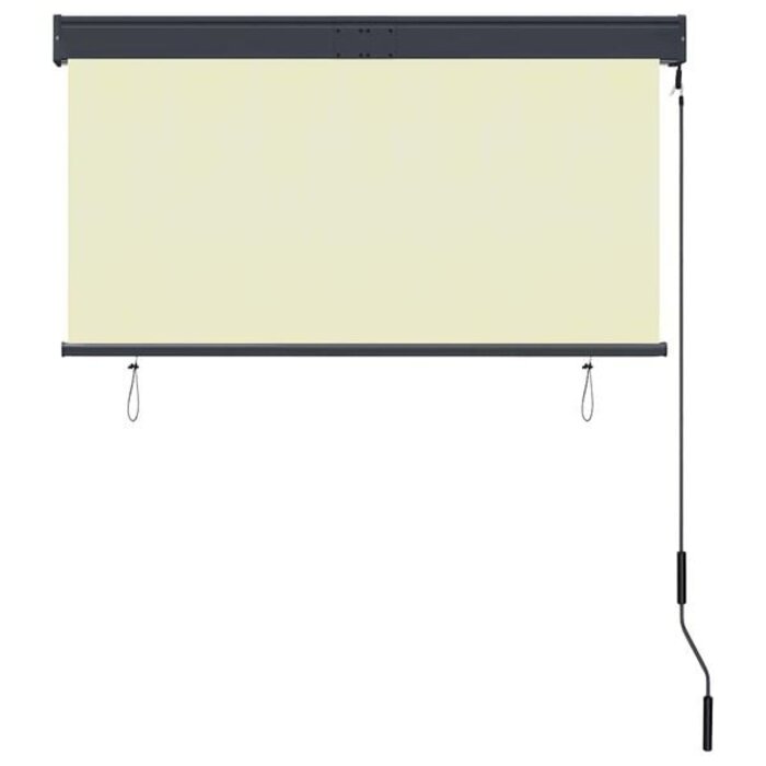 Vidaxl Außenrollo 120 x 250 cm Vertikalmarkise Creme - bis zu 34% Rabatt